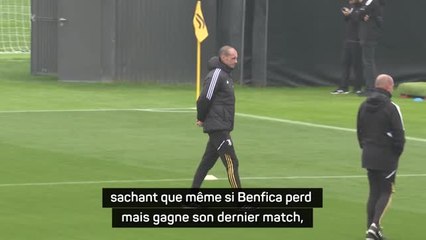 Groupe H - Allegri : “Une élimination ne serait pas un échec”