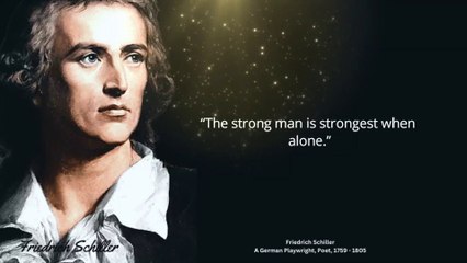 Friedrich Schiller Motivational Quotes