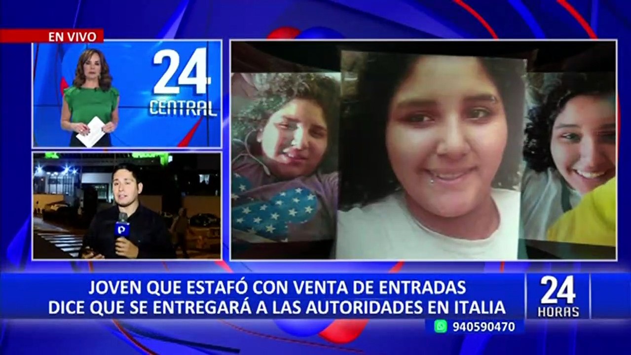 Joven que estafó con venta de entradas dice que se entregó a las autoridades en Italia