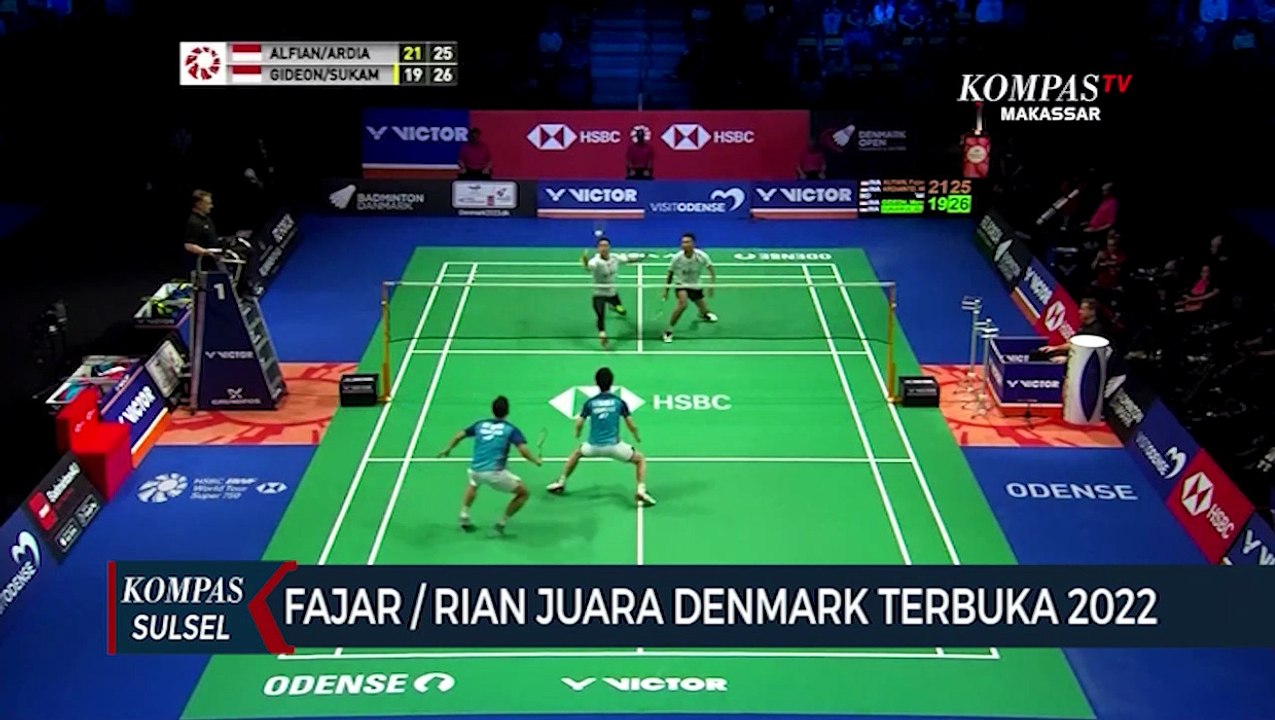 Fajar-Rian Juara Denmark Terbuka 2022