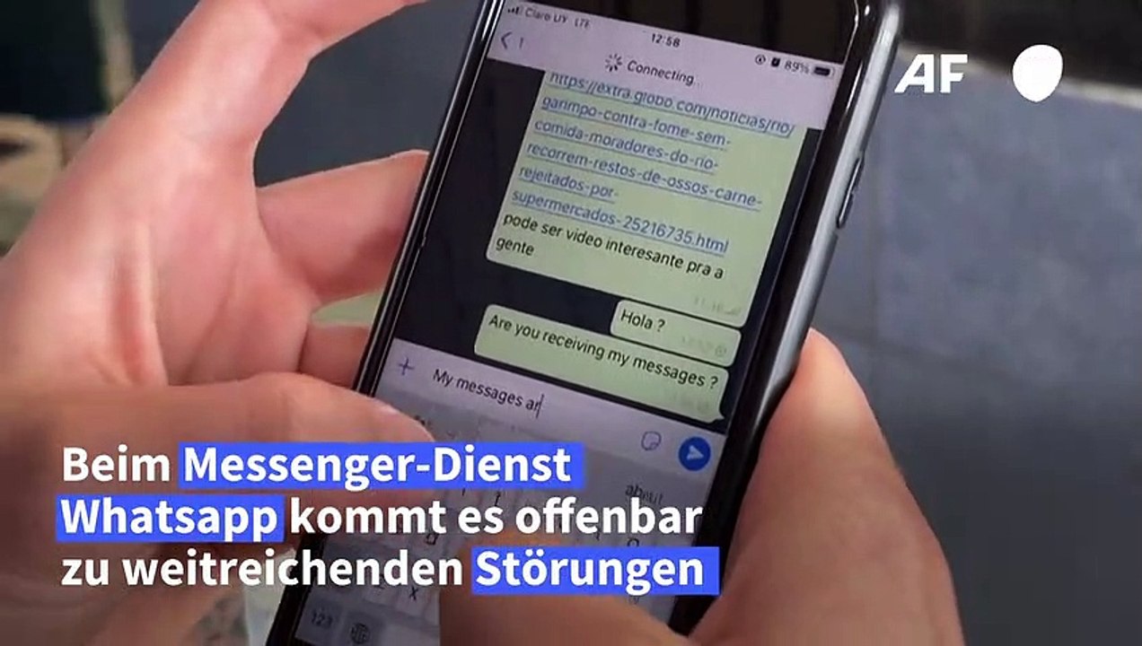 Weltweite Störung beim Messengerdienst Whatsapp
