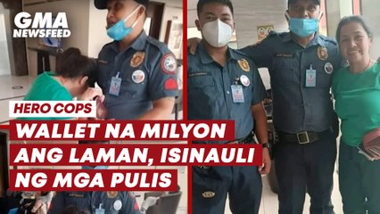 Download Video: Wallet na milyon ang laman, isinauli ng mga pulis | GMA News Feed