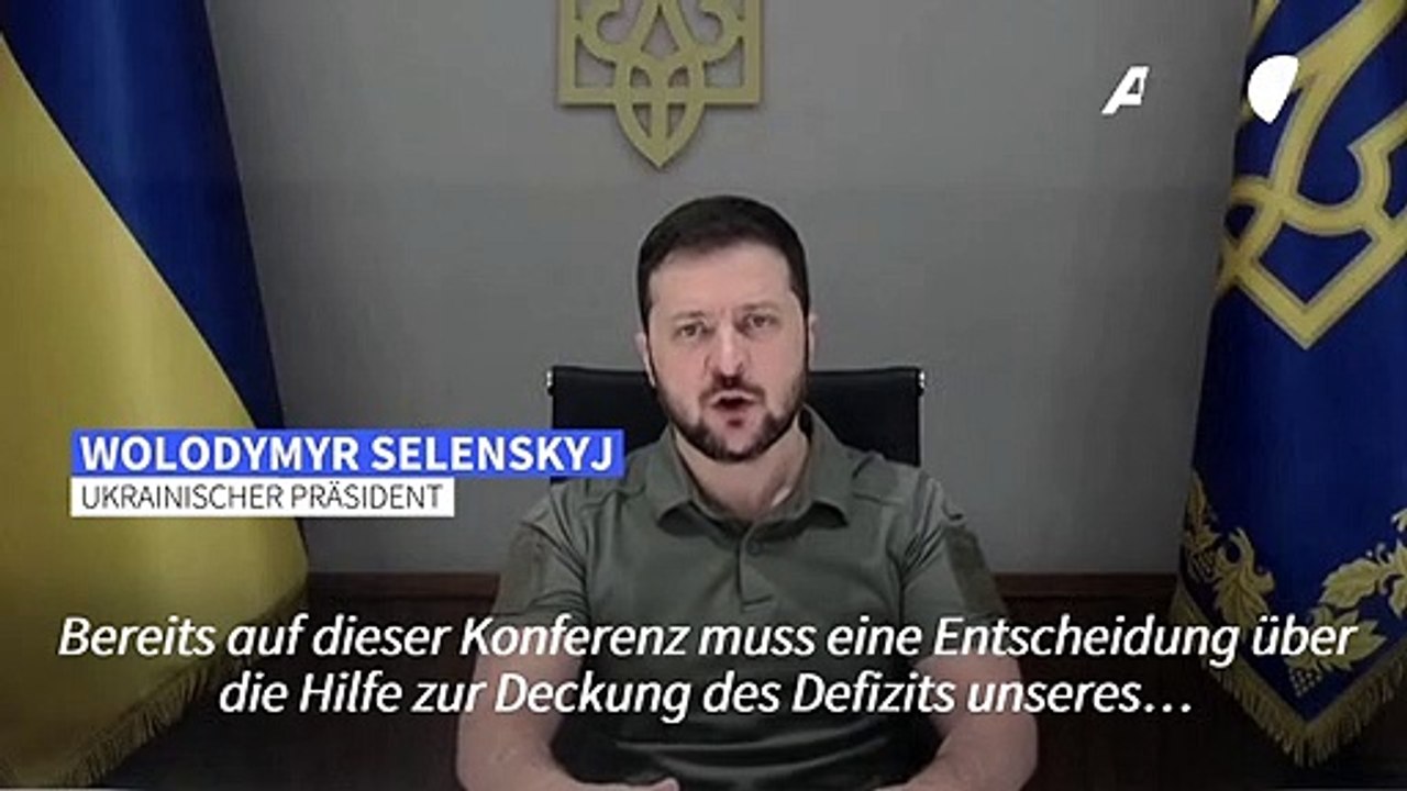 Selenskyj bittet um Hilfe bei 38-Milliarden-Dollar-Haushaltsdefizit 2023