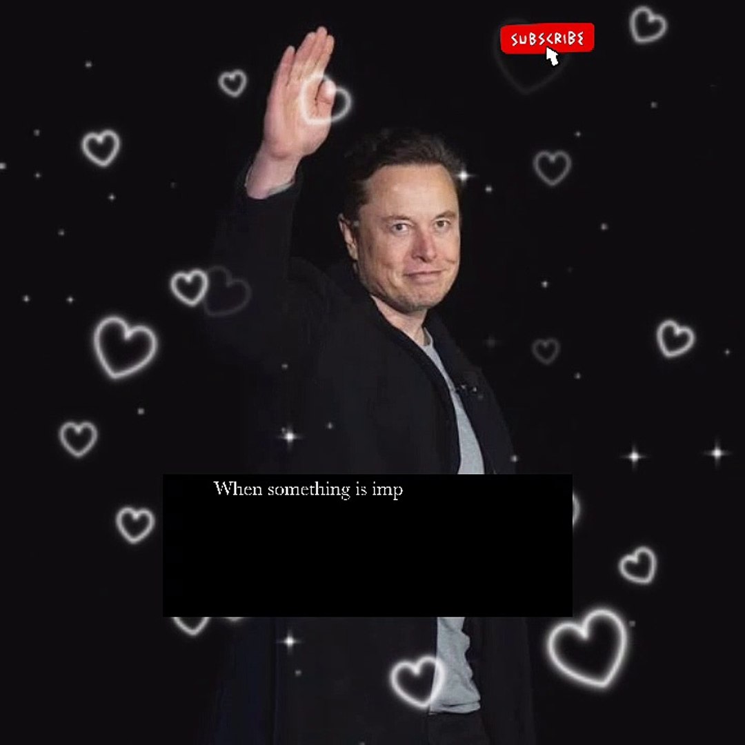 Elon Musk Rich man speech