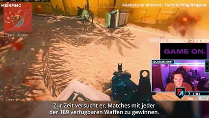 Größter Twitch-Steamer von CoD Warzone will mit jeder Waffe gewinnen - Spielt Schrotflinte im Rattenkostüm