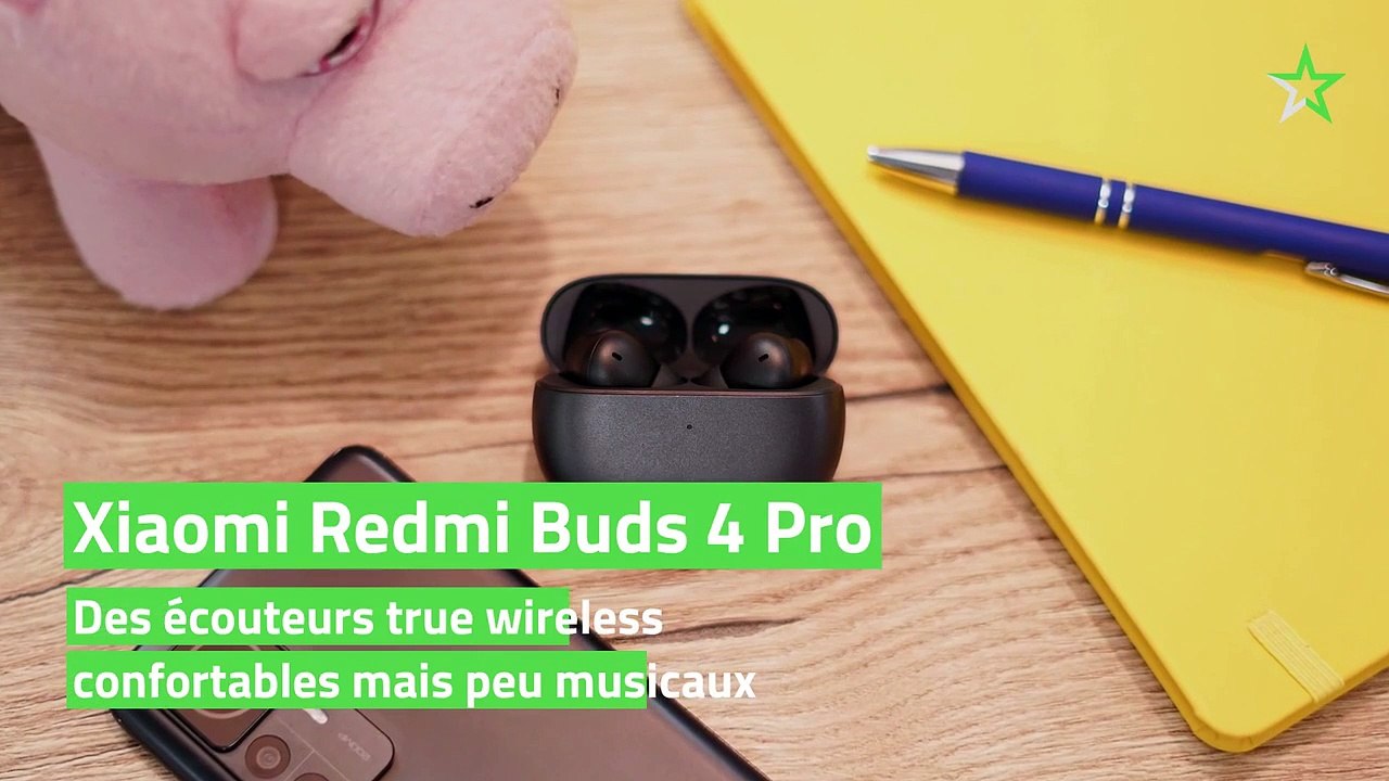 Test Xiaomi Redmi Buds 4 Pro : des écouteurs true wireless confortables mais peu musicaux