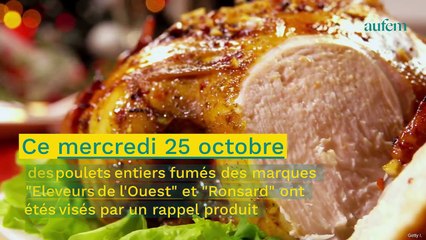 Скачать видео: Rappel produit : ce poulet entier vendu dans plusieurs enseignes ne doit surtout pas être mangé