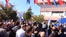 Tuzla Belediye Başkanı Şadi Yazıcı'ya İSKİ atık su arıtma tesisi açılışında saldırı