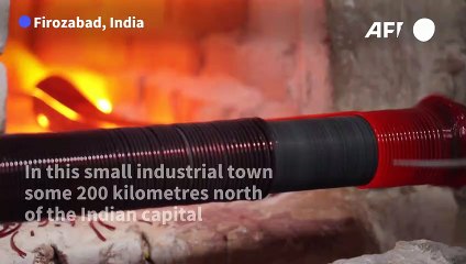 Indian town where bangle-making is a household craft