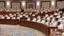كلمة أمير دولة قطر في افتتاح الجلسة العادية لمجلس الشورى
