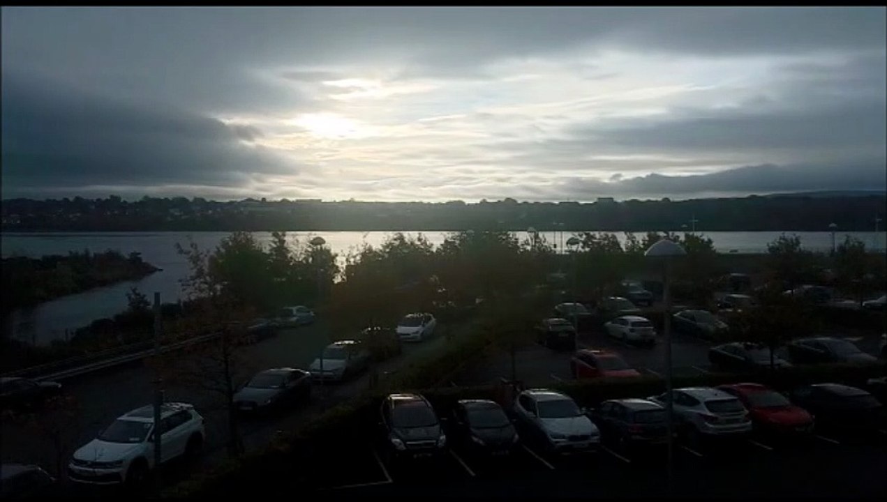 Timelapse video of heavens over Derry at the time of solar eclipse