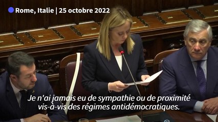 Italie: Meloni nie toute "sympathie" ou "proximité" avec le fascisme