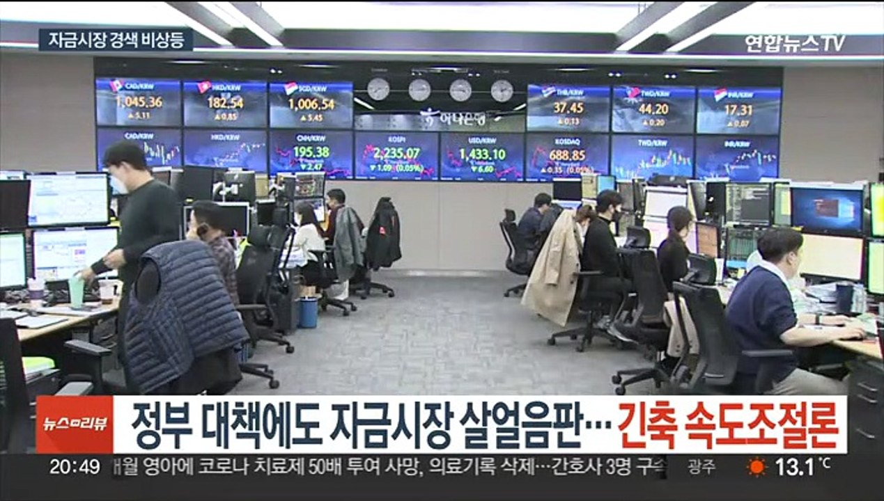 정부 대책에도 자금시장 살얼음판…긴축 속도조절론