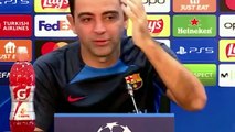 La respuesta de Xavi en rueda de prensa