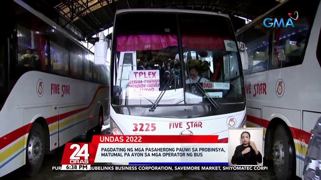 MMDA at LTO, nag-inspeksyon sa mga terminal ng bus para matiyak ang ligtas na pagbiyahe | 24 Oras