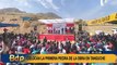 Trujillo: colocan primera piedra para obra en carretera que beneficiará a 32 000 pobladores de Chao