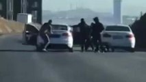 Trafikte avukatı tekme tokat dövdüler