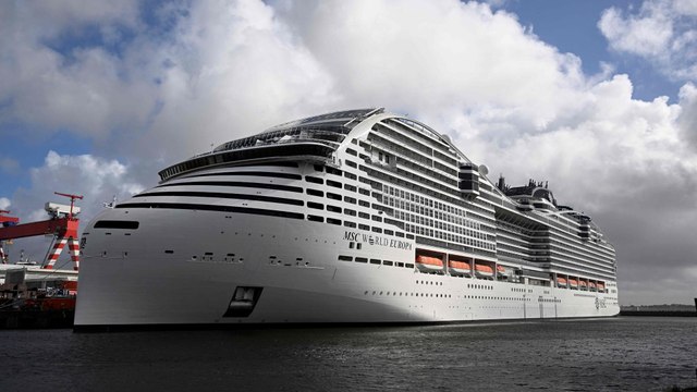 Le paquebot le moins polluant du monde est sorti du chantier naval de Saint-Nazaire