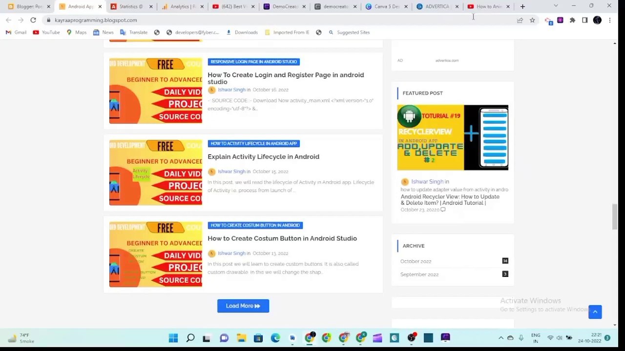 How to Animate RecyclerView Items in Android? - Android Studio Tutorial