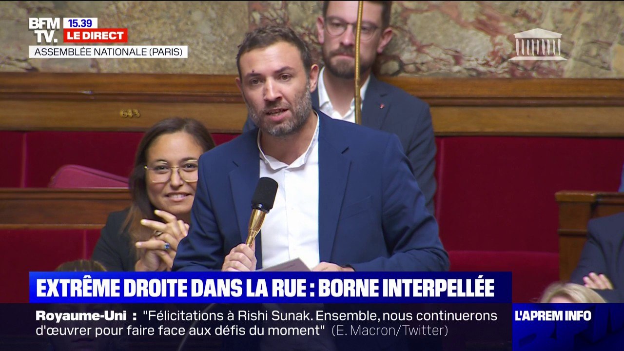 Thomas Portes, député Nupes-LFI interpelle Gérald Darmanin: "Vous n'avez cessé de cumuler les gages à destination de l'extrême droite"