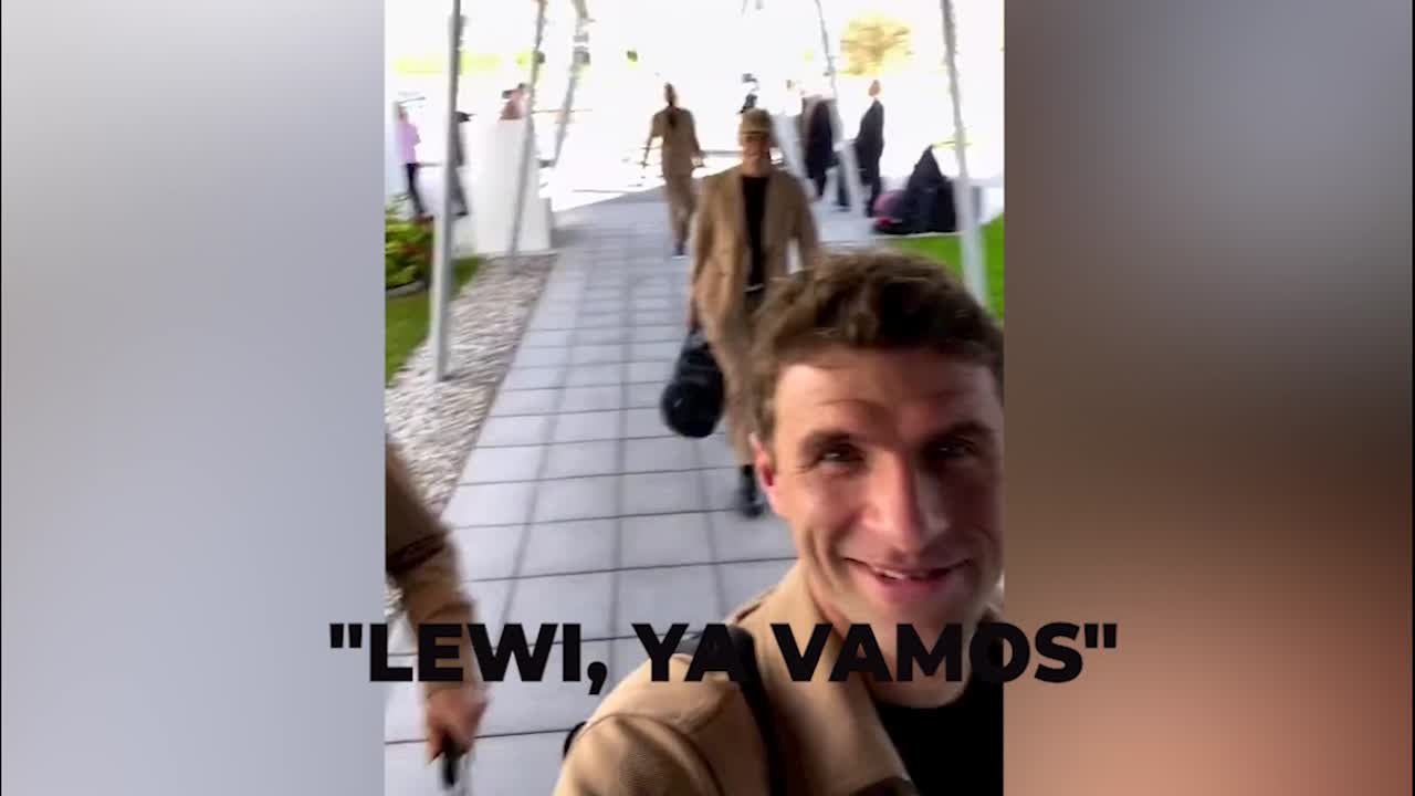 El troleo de Muller a Lewandowski