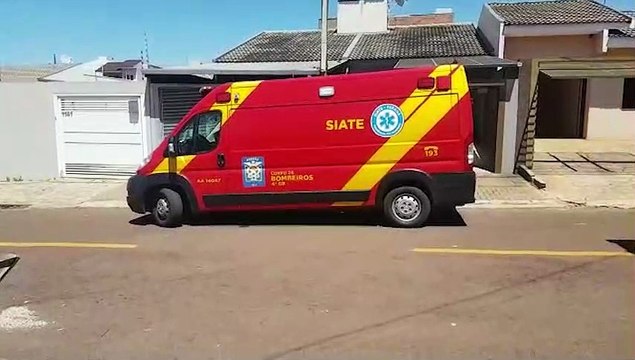 Trabalhador fica ferido após sofrer queda de 5 metros de altura no Bairro Florais do Paraná