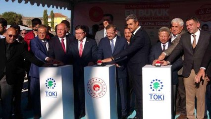 Yozgat haberleri... Yozgat'ta 141 konutun temeli atıldı