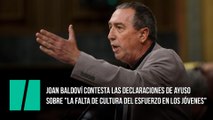 Joan Baldoví contesta las declaraciones de Ayuso sobre 