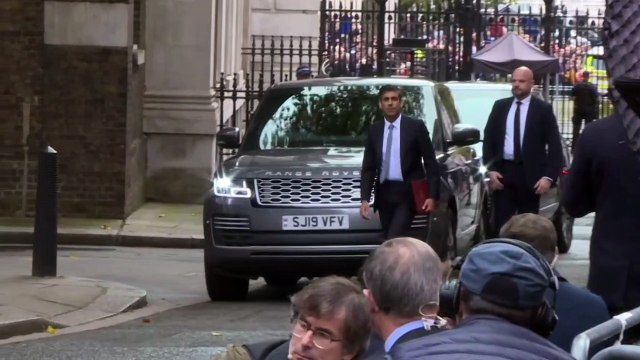 Rishi Sunak, en Downing Street.