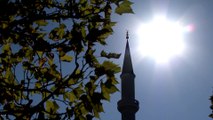 Parçalı güneş tutulması Beştepe Millet Camisi'yle birlikte görüntülendi