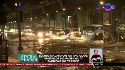 Buong maghapon na pag-ulan, nagdulot ng pagbaha at pagbigat ng trapiko | SONA