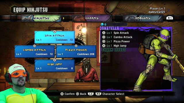 Michelangelo plays TMNT Mutants in Manhattan! (FGTEEV Teenage Mutant Ninja Turtles BEBOP Boss Fight)