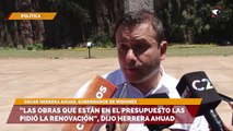 Las obras que están en el presupuesto las pidió la renovación dijo Herrera Ahuad