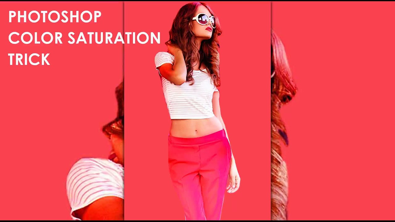 How to make  photoshop color saturation
