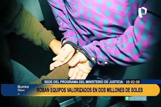 Lince: roban computadoras valorizadas en más de 2 millones de soles del Pronacej