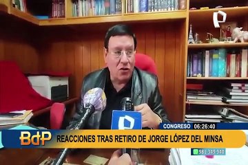 Destitución de Jorge López es para intentar "dar buena imagen ante la OEA", señalan congresistas