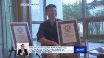 Pinoy sportsman, nagkamit ng 2 Guinness World Records sa jump rope skipping | Saksi