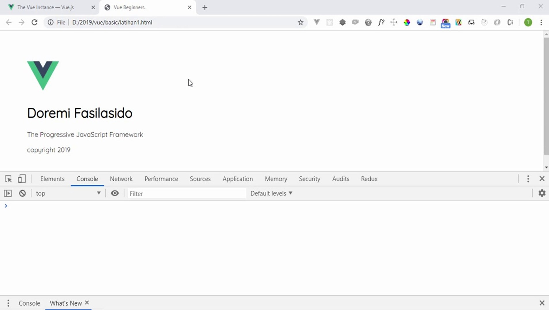 ⁣Belajar Vue.js - #10 Javascript Expression