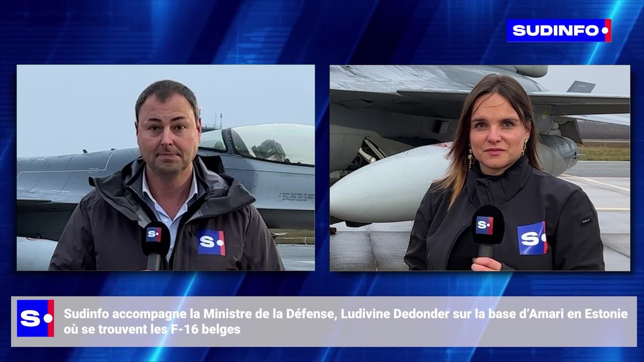 Nos F16 à 300 km de la Russie: nos envoyés spéciaux sur place avec la Ministre de La Défense!