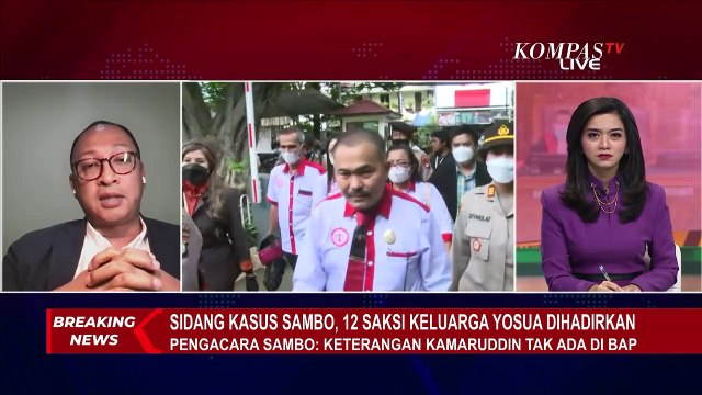 Kritisi Persidangan, Pengacara Sambo: Keterangan Kamaruddin Simanjuntak Tidak Ada di BAP