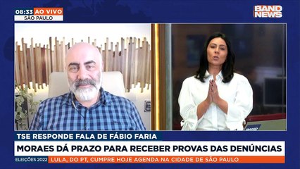 Moraes dá prazo para receber provas das denúncias 25/10/2022 15:28:52