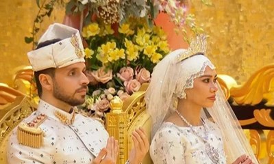 ابنة سلطان بروناي تتزوج شابا عراقيا