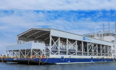 السعودية تدشن أكبر محطة عائمة لتحلية المياه على مستوى العالم