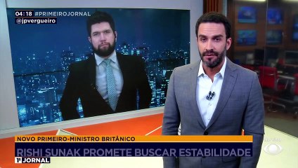 Novo primeiro-ministro britânico promete buscar estabilidade 25/10/2022 15:33:03