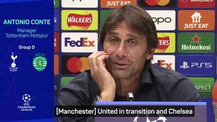 Conte would love to be 'in transition' like Man United and Chelsea