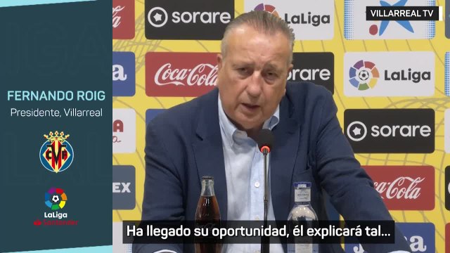 VILLARREAL | ROIG: Nos ha PILLADO con el PIE CAMBIADO | Sobre la SALIDA de UNAI EMERY | Diario AS