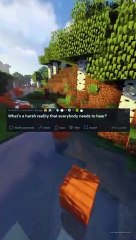 Whats a harsh reality that everybody needs to hear