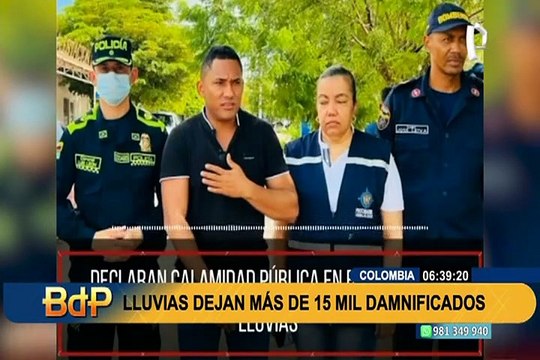 Lluvias intensas causan graves daños en Colombia: más de 15 mil damnificados y varios desaparecidos