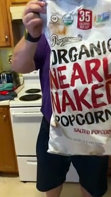 Organic Nearly Naked Popcorn