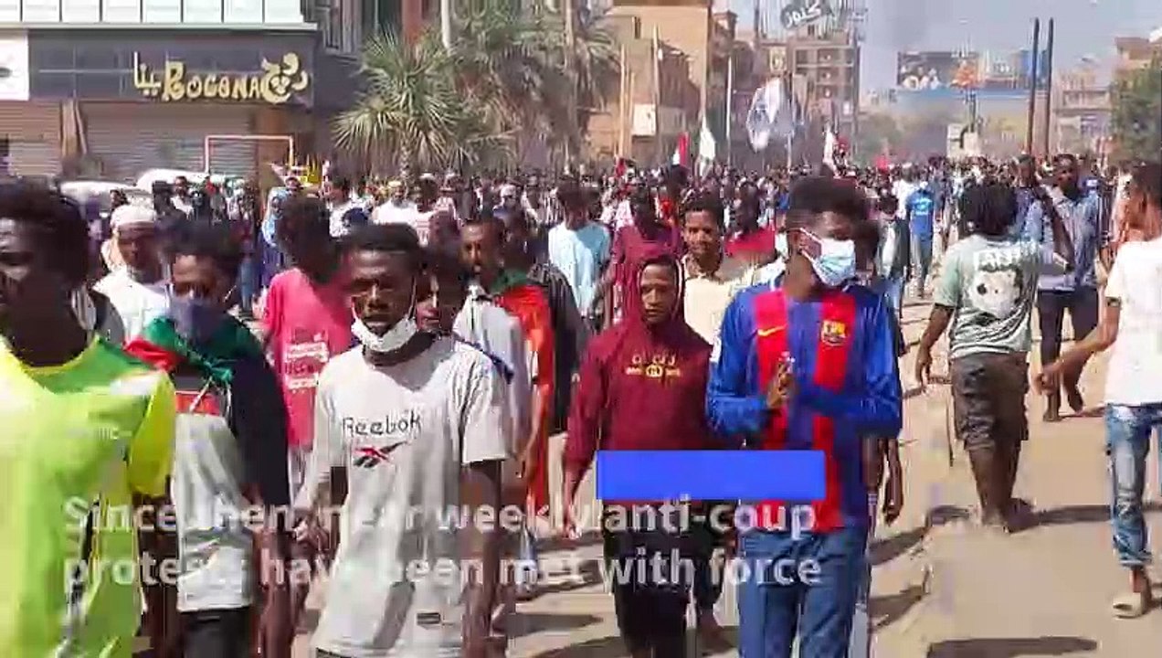 Sudanese renew protests against military coup, one year on